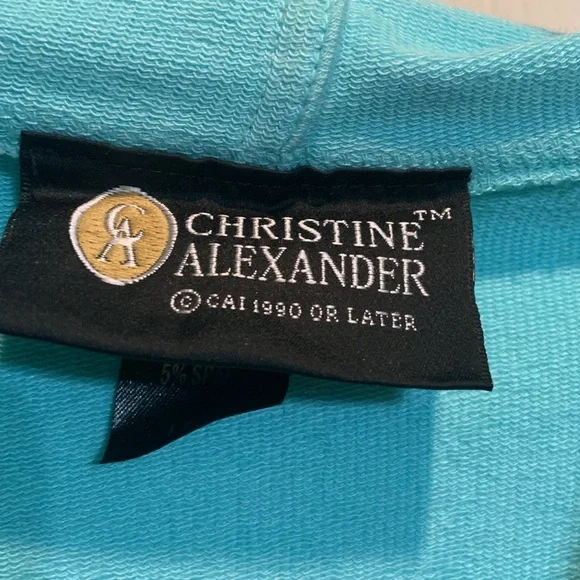 Aqua Embellished Zip-Up Hoodie - Picture 2 of 7